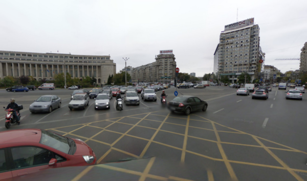 Cele mai zgomotoase zone din Bucureşti. FOTO: Google Street View