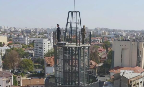 Foișorul de Foc a fost redeschis de Ziua Pompierilor, după finalizarea lucrărilor de consolidare. Foto: IGSU