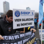 Protest al poliţiştilor din penitenciare. FOTO: INQUAM / George Călin