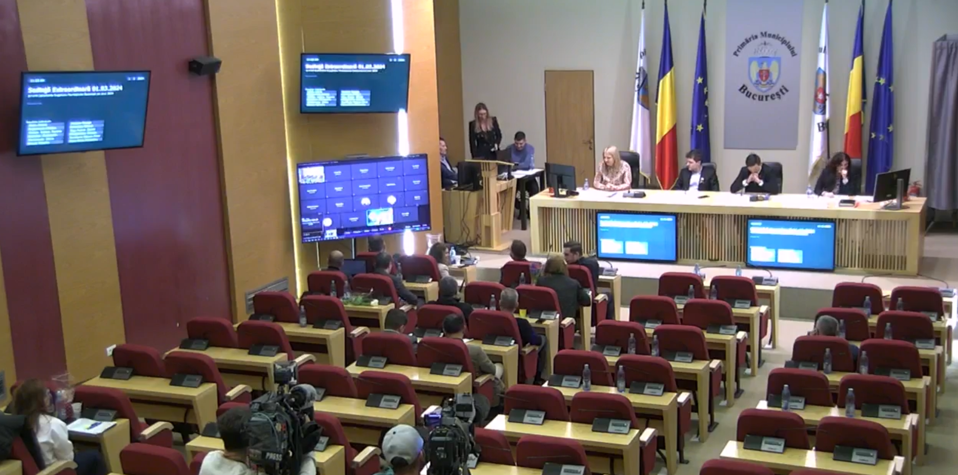Blocaj la PMB: bugetul Capitalei a picat la vot. Consilierii PSD au absentat, cei de la PNL, „în război“ cu Nicușor Dan
