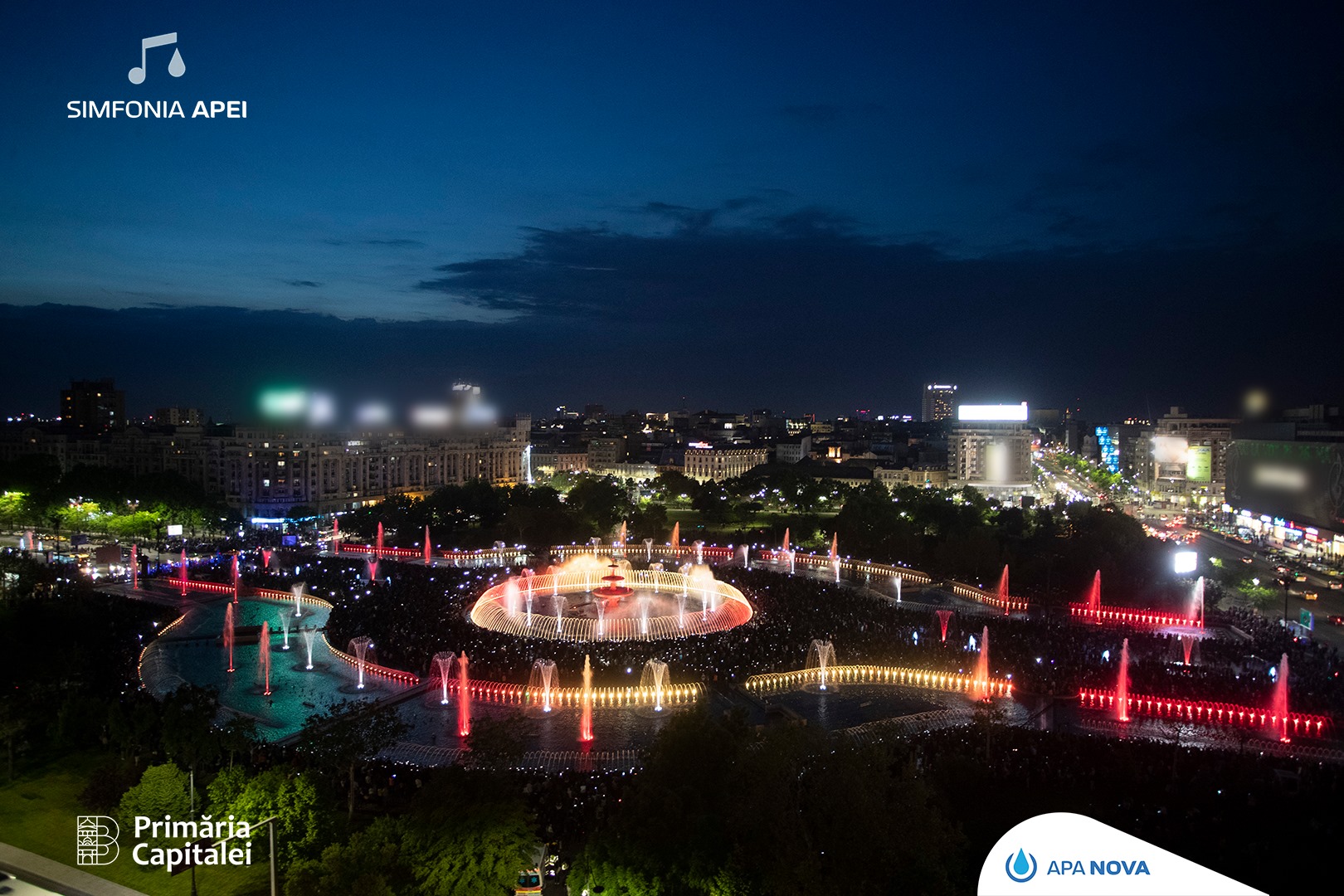 Restricţii de trafic pentru o nouă ediţie de „Simfonia Apei” şi aglomeraţie pe Expoziţiei, în contextul unui festival la Romexpo