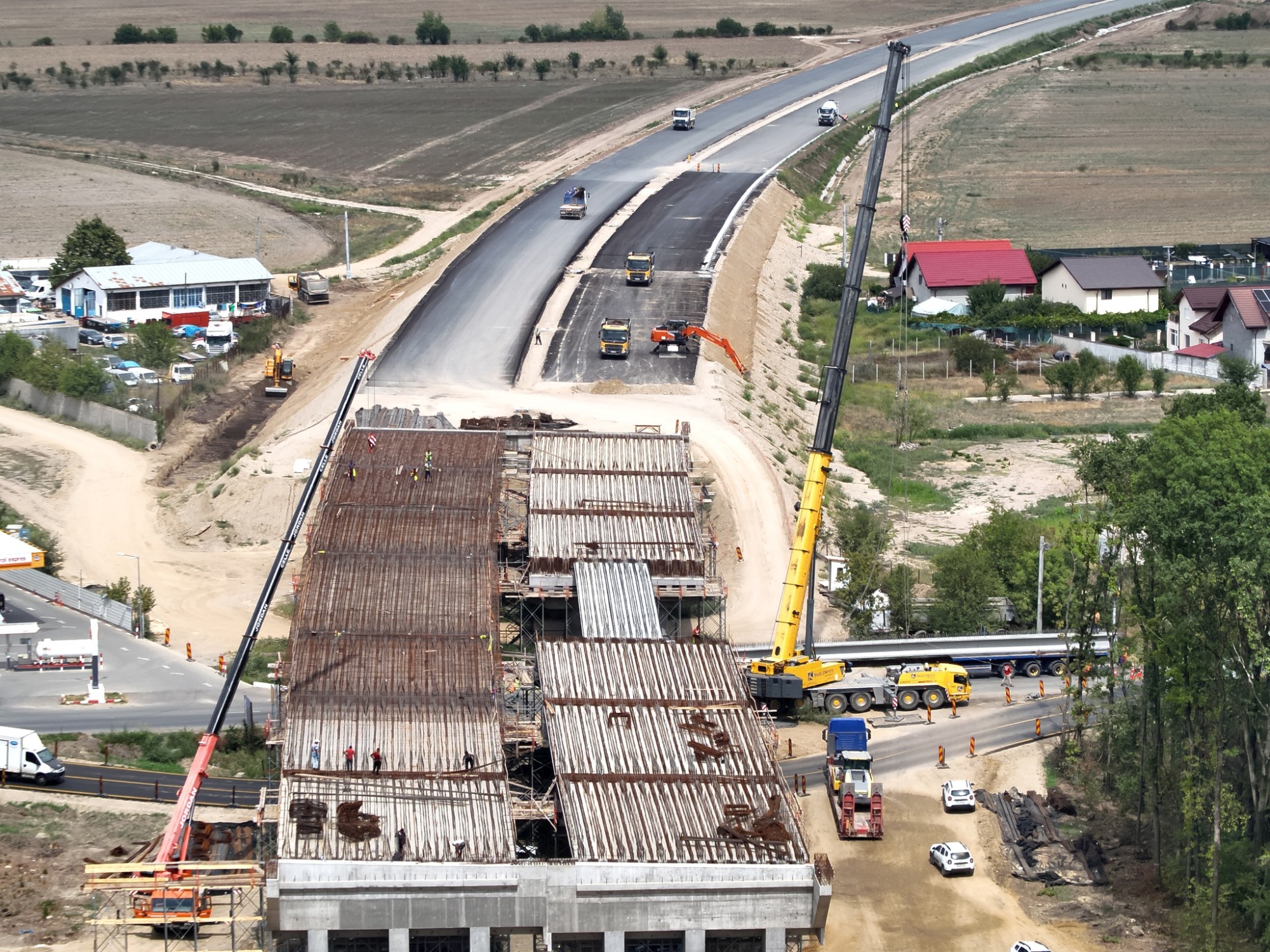 Autostrada București | Lucrările la ultimul lot din A0 Sud au ajuns la 75%