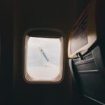 airplane window view of airplane window